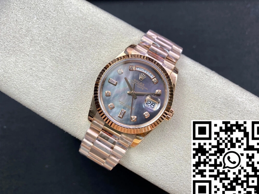 118235 Rose GM 36MM Date Factory Day Rolex Gold 0906